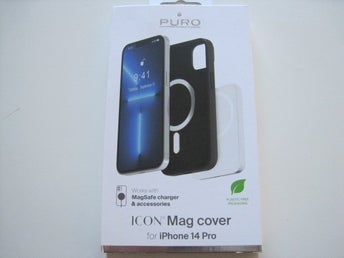 Telefodral Puro Icon Mag cover for iPhone 14 Pro Nytt