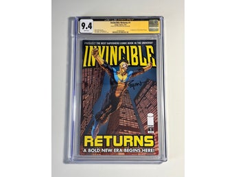 Invincible Returns #1 CGC 9.4 SIGNED Ottley CGC x JSA