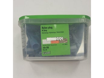 Nylonplugg N-plugg ESSVE, 14x70mm, 20st