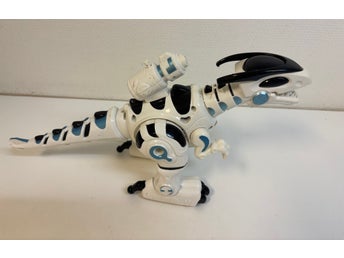 WowWee Roboraptor Robotdinosaurie – fungerar – ljud & rörelser – ca 34 cm