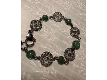 Sagolikt vackert armband med äkta Aventurine