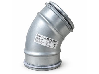 FläktGroup ventilationsböj 45° Ø100 mm BDEB-45-010