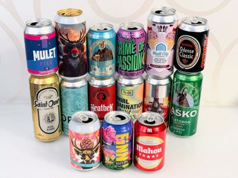 Samling: Ölburkar 15 st (Sverige / Danmark / Irland / Frankrike / mm...)
