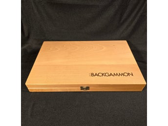 Klassiskt Backgammon i solid bok – IKEA Retro | Komplett (2,7 kg)