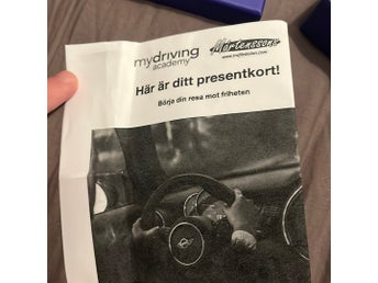 Present kort till mårtenssons trafik skola