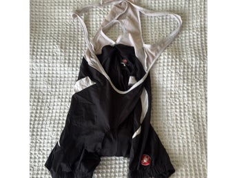 Castelli svarta cykelbyxor, storlek M