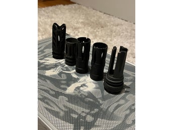 5 st flamdämpare / muzzlebreak airsoft