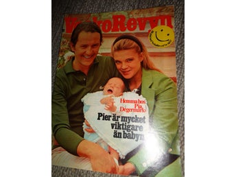 Vecko Revyn nr27 1972 hemma hos Pia Degermark, Lana Turner