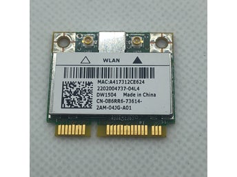 DW1504 Trådlöst WiFi Kort 86RR6 BCM94313HMG2L Half Mini PCIe