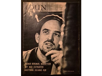 Idun nr 44 1958 – INGMAR BERGMAN unikt omslag – Helt komplett! Retro