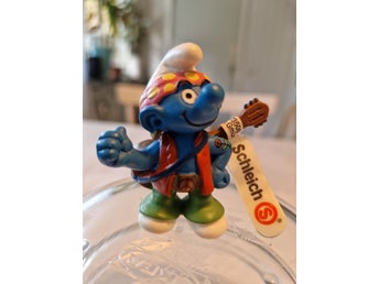 10 st Smurfar Figurer Smurffigurer Plast Retro