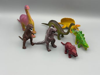 Vintage Leksaks Dinosaurie Samling - 1990 tal