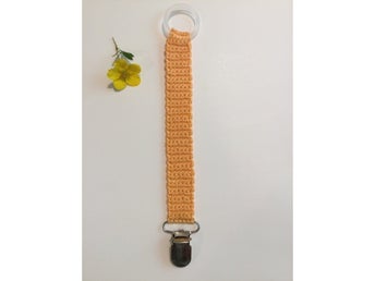 Napphållare nappband napp virkad baby barn mango
