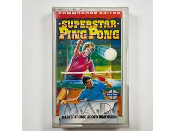 C64 Superstar Ping Pong (1986 M.A.D. Mastertronic re-release)