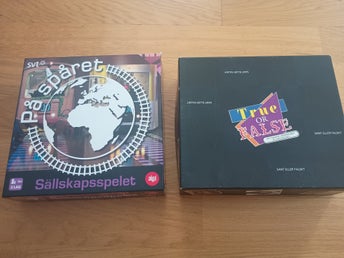 Sällskapsspel: På Spåret och True or False