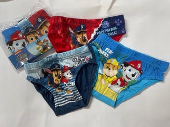 3 par Paw Patrol Kalsonger 6/8 år