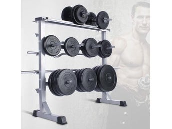 Hemgym Viktställ Viktmagasin Vikthållare max 300 kg Ny