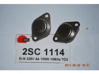 Transistor 2SC1114 2 stycken