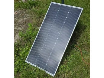 120W 18V monokristallin kisel styv solpanel, hållbar, god värmeavledning