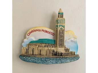 Casablanca Marocko Kylskåpsmagnet