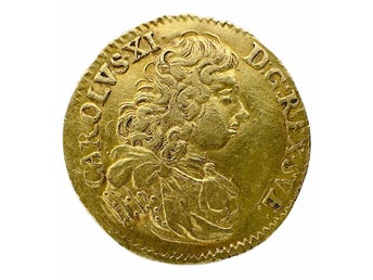Karl XI (1660–1697) – 1 Dukat 1677 - Endast 6 kända exemplar i privat ägo - RR