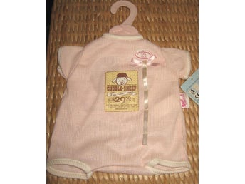 Baby Annabell Kläder - Rosa Sparkdräkt kläder Till Docka