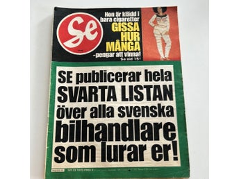 Tidningen Se från 1975