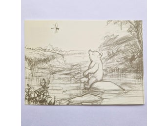 Disney Winnie the Pooh E.H. Shepard Postcard PC 667 England