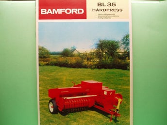 Broschyr BAMFORD/DRONNINGBORG BL35 HÅRDPRESS Broschyr.....1973