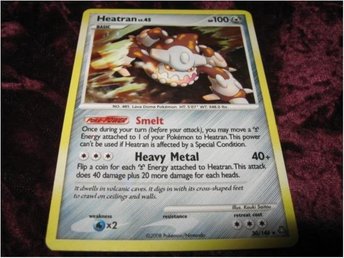 Heatran Hp100 Rare Foilat 30 146 Legen ᐈ Ghost 64 Pa Tradera