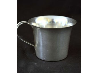 Mugg.Dop.Äkta silver.Cesons Göteborg N10= 1987.6cm.Ny fr guldsmedsaffär.
