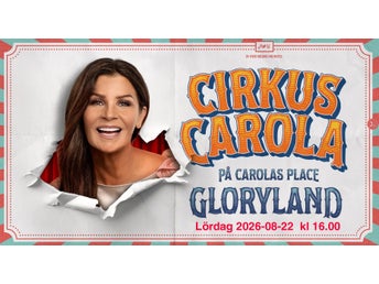 Cirkus Carola lördag 2026-08-22 kl 16.00, Vejbystrand, Skåne