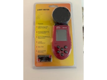 HS1010 Digital Light Meter / Luxmätare – 200 000 Lux – Ny i förpackning