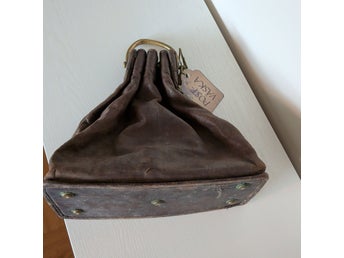Brun Postväska