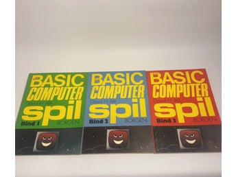 Borgen BASIC Computer Spil Bind 1-3 af David H. Ahl (Dansk)
