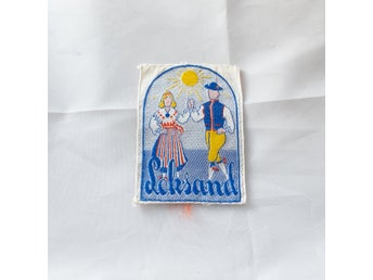 Leksand Dalarna - Vintage Tygmärke Patch
