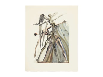 Purgatory nr 04 - The Negligent Ones - Salvador Dali - Trägravyr