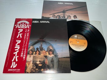 ABBA – Arrival Japan Press Lp Obi Lyrics Fin