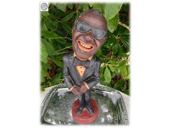 Ray Charles samlarfigur figurin okänd konstnär SÄLLSYNT RARIITET