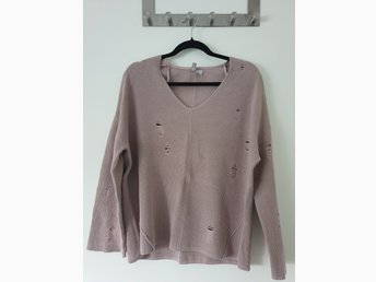 Stickad tröja i 100% bomull, Storlek XSS Stickad tröja i 100% bomull, Storlek XSS