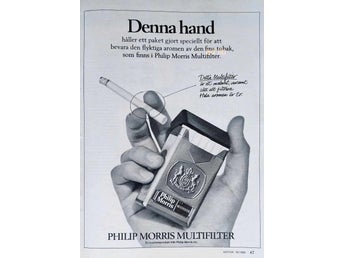 PHILIP MORRIS, REKLAMANNONS 1968