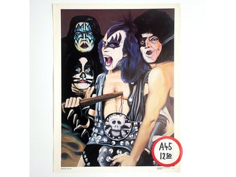 KISS – original poster 1979 – Borin Van Loon – Communication Vectors