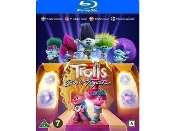 TROLLS 3 2023 91 MIN SVTXT SVTAL BLU-RAY NY INPLASTAD PRIS 89 FRAKT 44