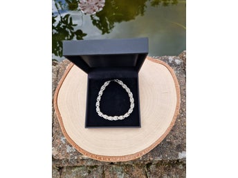 Handgjord Prinsesslänk 20cm/18g i Solid 925 Silver – 5,5mm Bred!