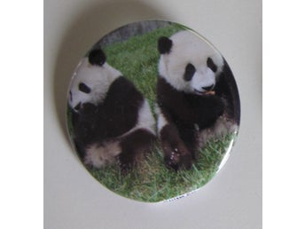 Knapp pin pandor söta panda fin gullig accessoar djur älskare fin present barn