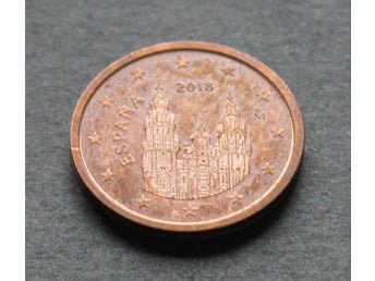 SPANIEN - 2 Euro Cent 2018 - Kopparpläterat stål - KM 1045