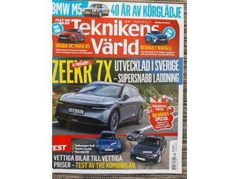 Teknikens Värld nr 10 2025: Skoda Octavia RS + beg Scala, Zeekr 7X, BMW M5 E28