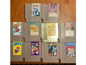 Nintendo NES spel - 10 stycken