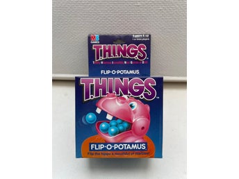 Brädspel / sällskapsspel vintage oanvänt MB spel - THINGS Flip o potamus