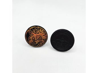 Lycanroc Orange Frosted Coin / Mynt, Rock Steady 2017